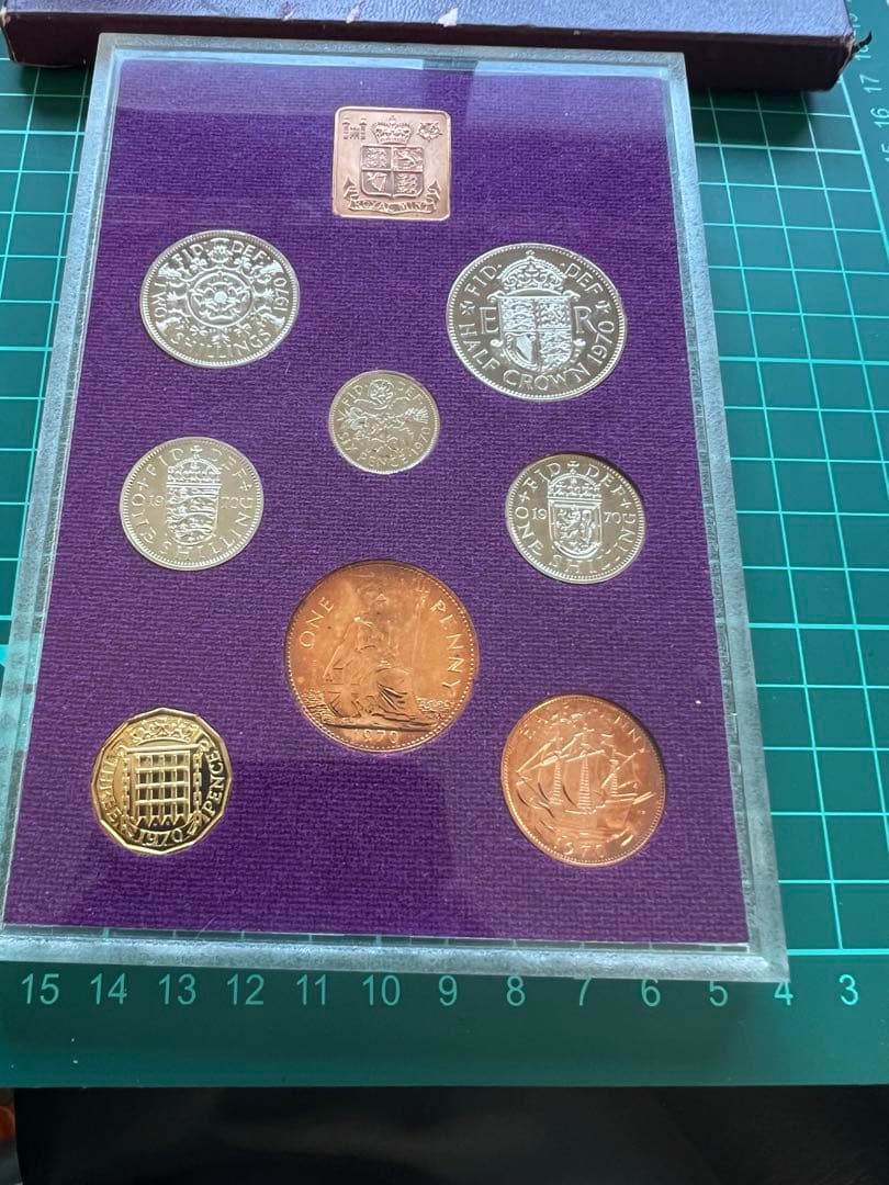 外国硬貨　イギリス　1970年　8種まとめロット