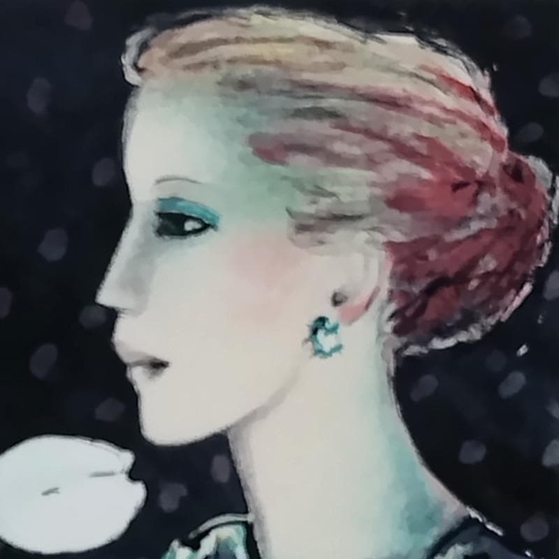 ☆カシニョール☆「チューリップとプロフィール」MO判　54/200