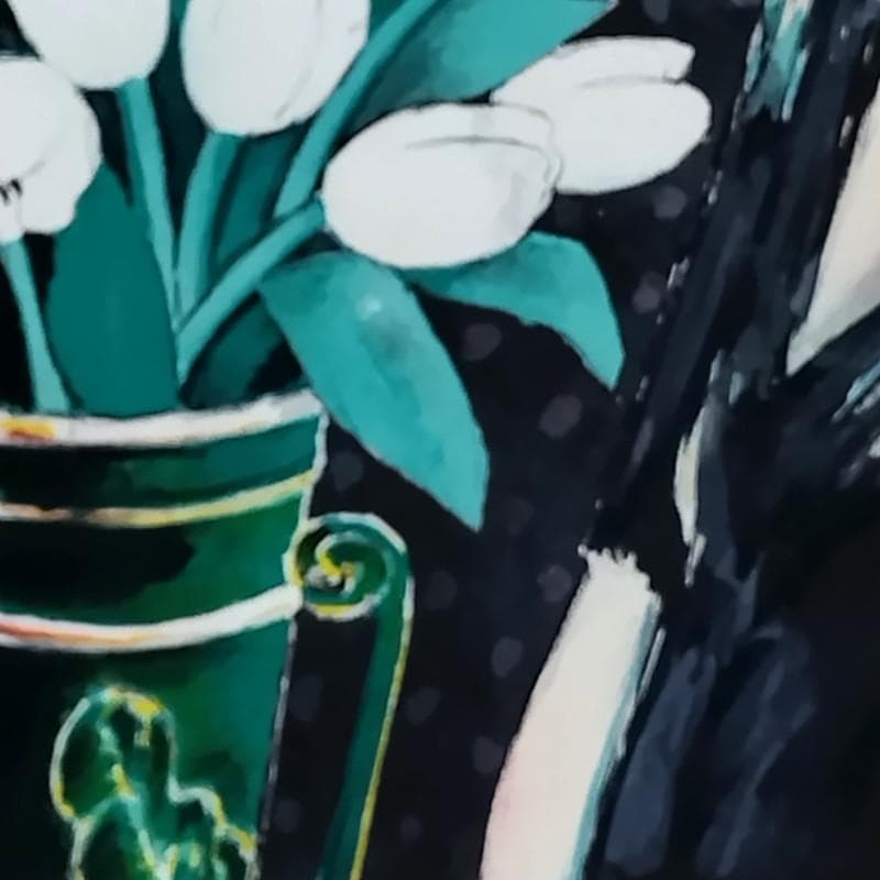 ☆カシニョール☆「チューリップとプロフィール」MO判　54/200