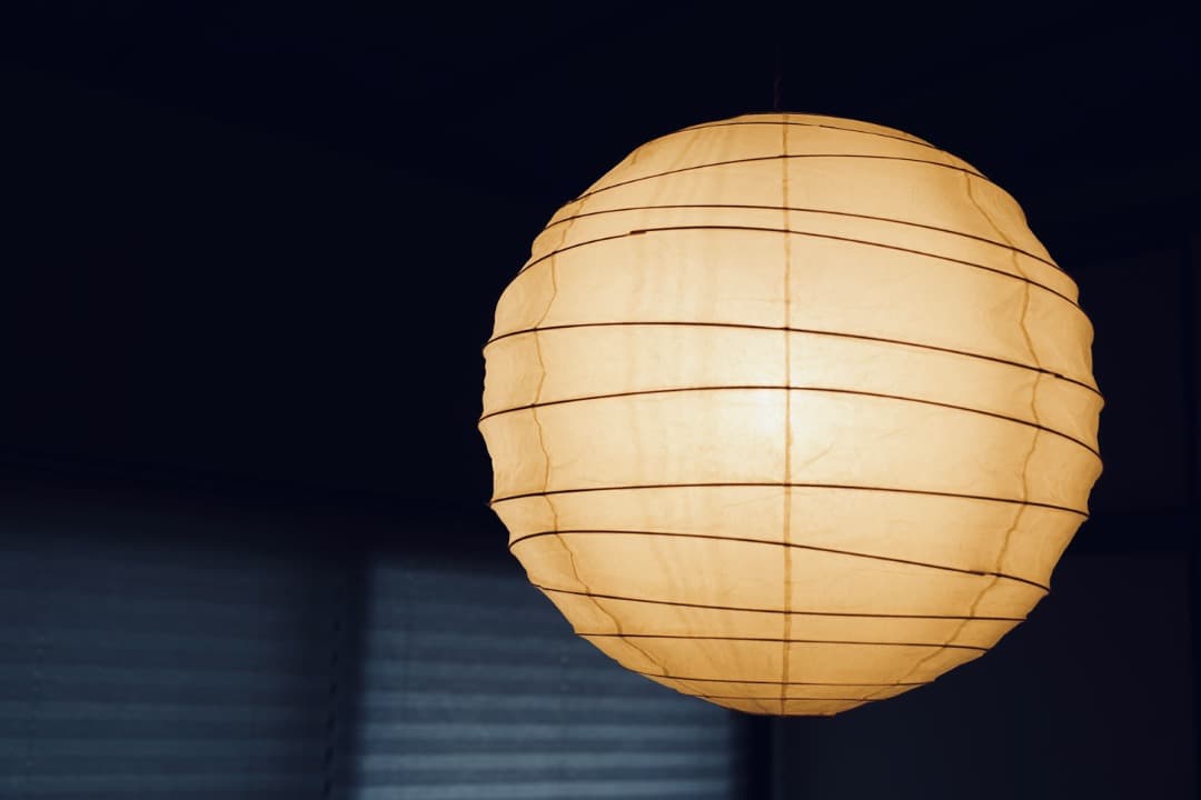 【新品】イサム・ノグチ 「AKARI」／照明シェード／45D（LEDランプ付）