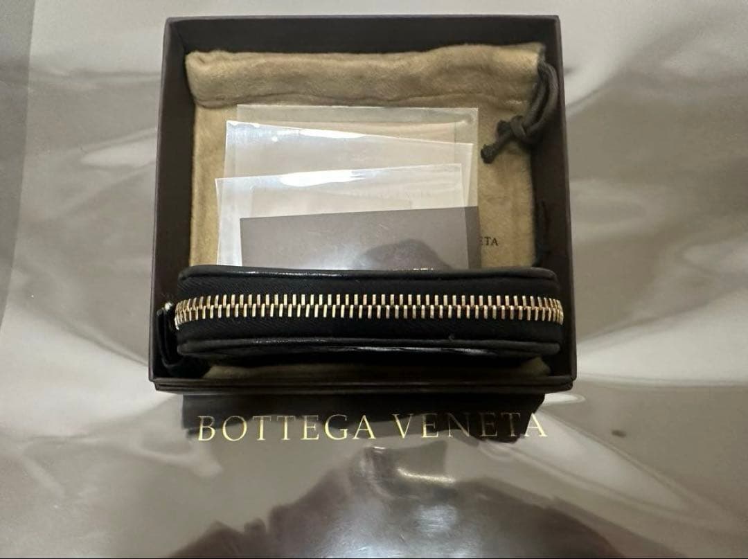 ★【極美品】ボッテガヴェネタ ケース ラム／ネロブラック／ゴールド✨✨✨3️⃣