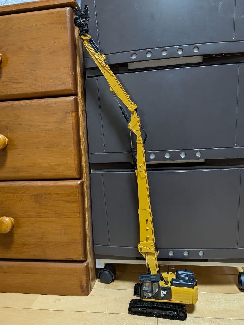 CAT 349FLXE 1/50 ダイキャストマスター　解体ロング仕様カスタム品