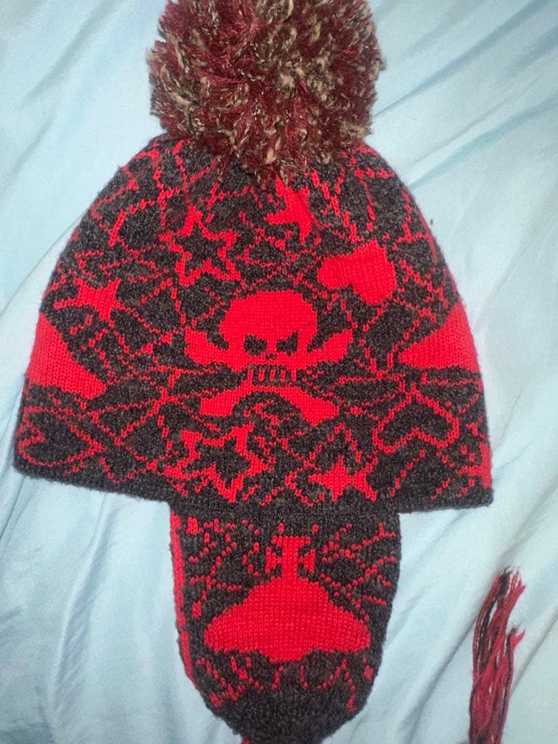 正規品レア ヴィヴィアン耳当て付きニット帽 Vivienne Westwood