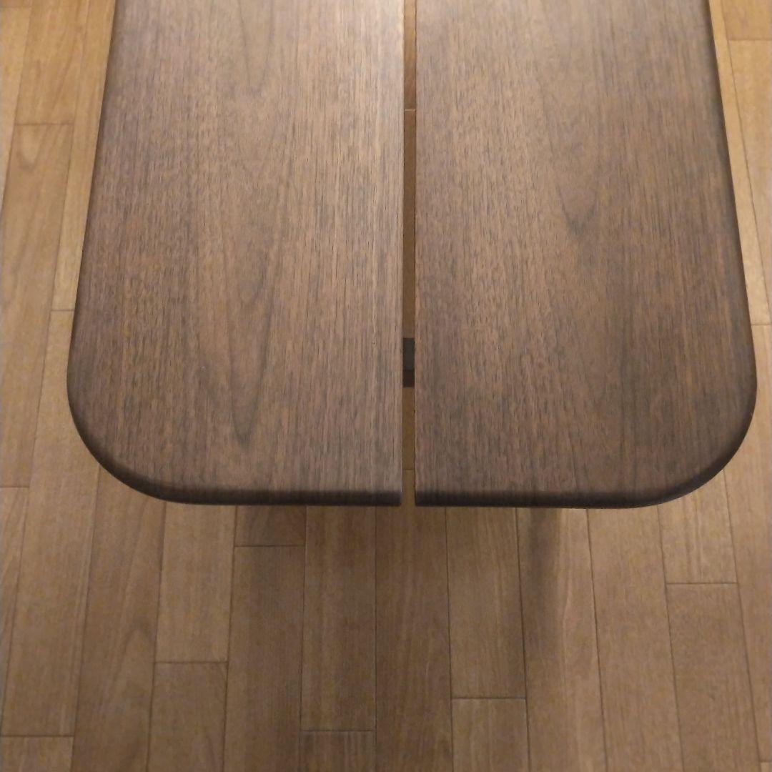 【美品】天然木　カフェベンチ　ブラウン