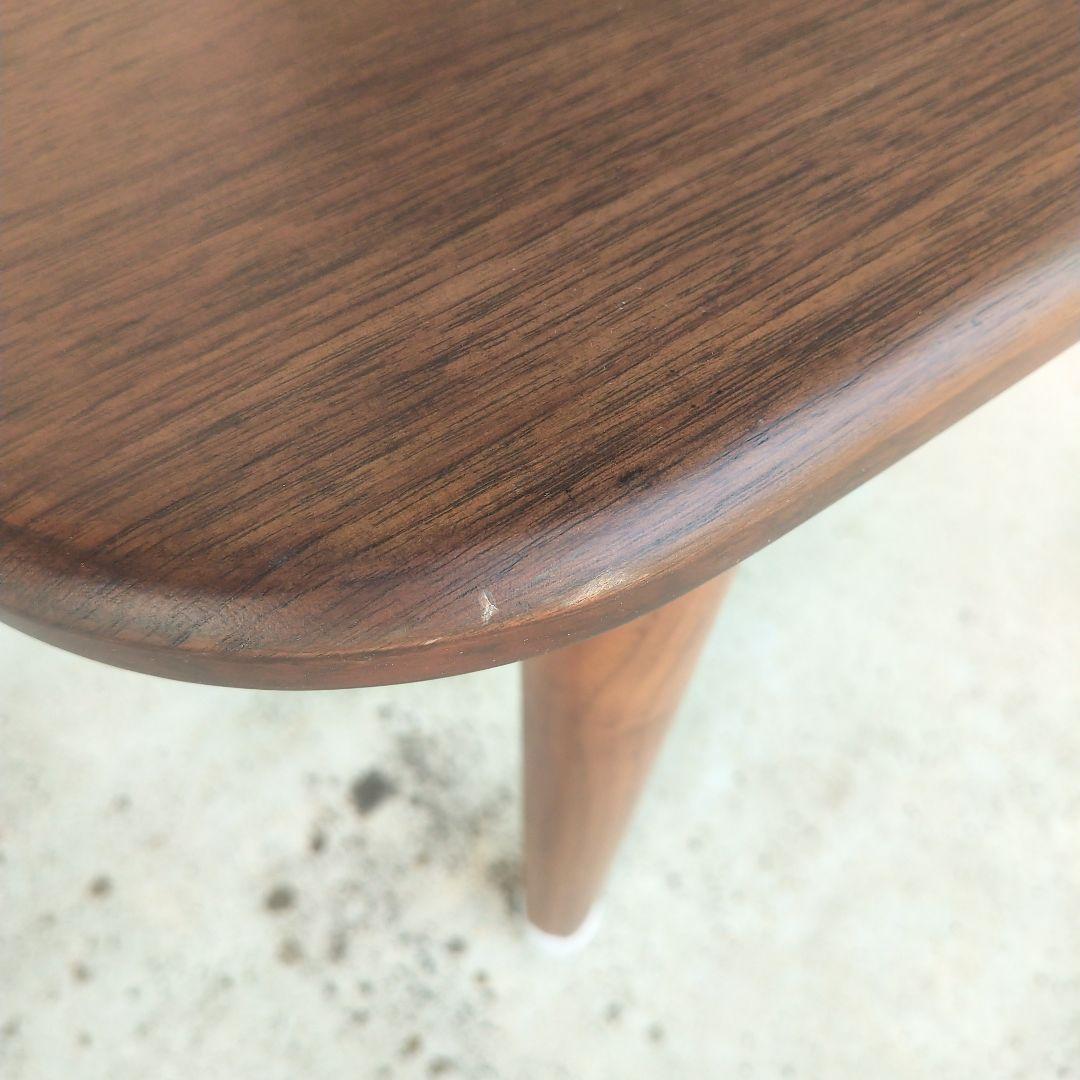 【美品】天然木　カフェベンチ　ブラウン