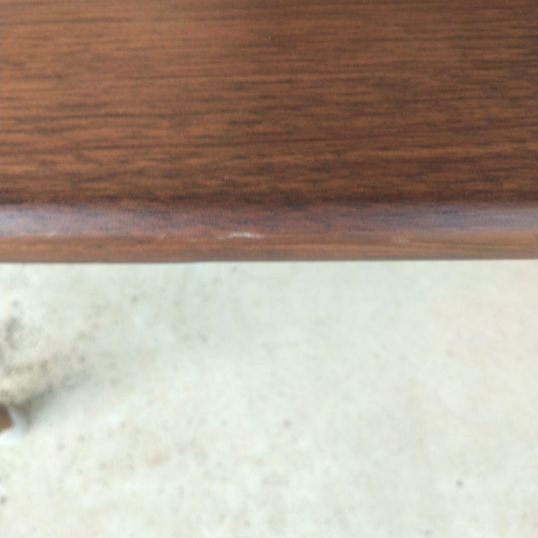 【美品】天然木　カフェベンチ　ブラウン