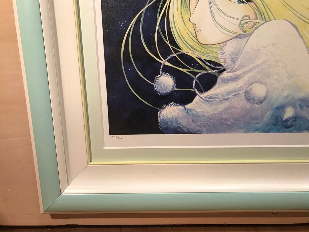 松本零士「メーテルレジェンド」ミクスドメディア　直筆サイン有り・作品保証書無し