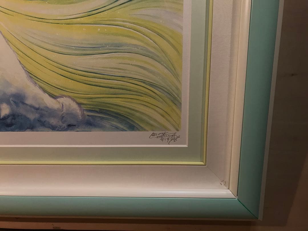 松本零士「メーテルレジェンド」ミクスドメディア　直筆サイン有り・作品保証書無し