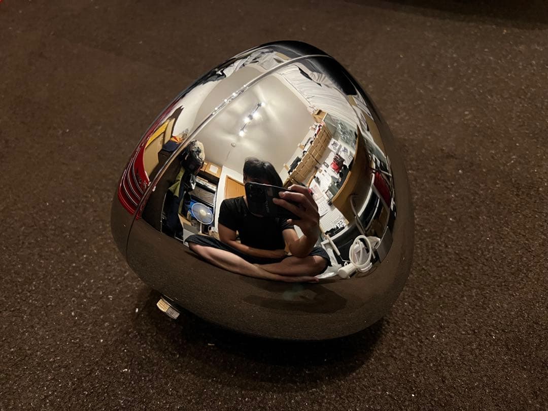 グッズ　6.5インチ　ルーカスタイプヘッドライト　クローム　SR400等