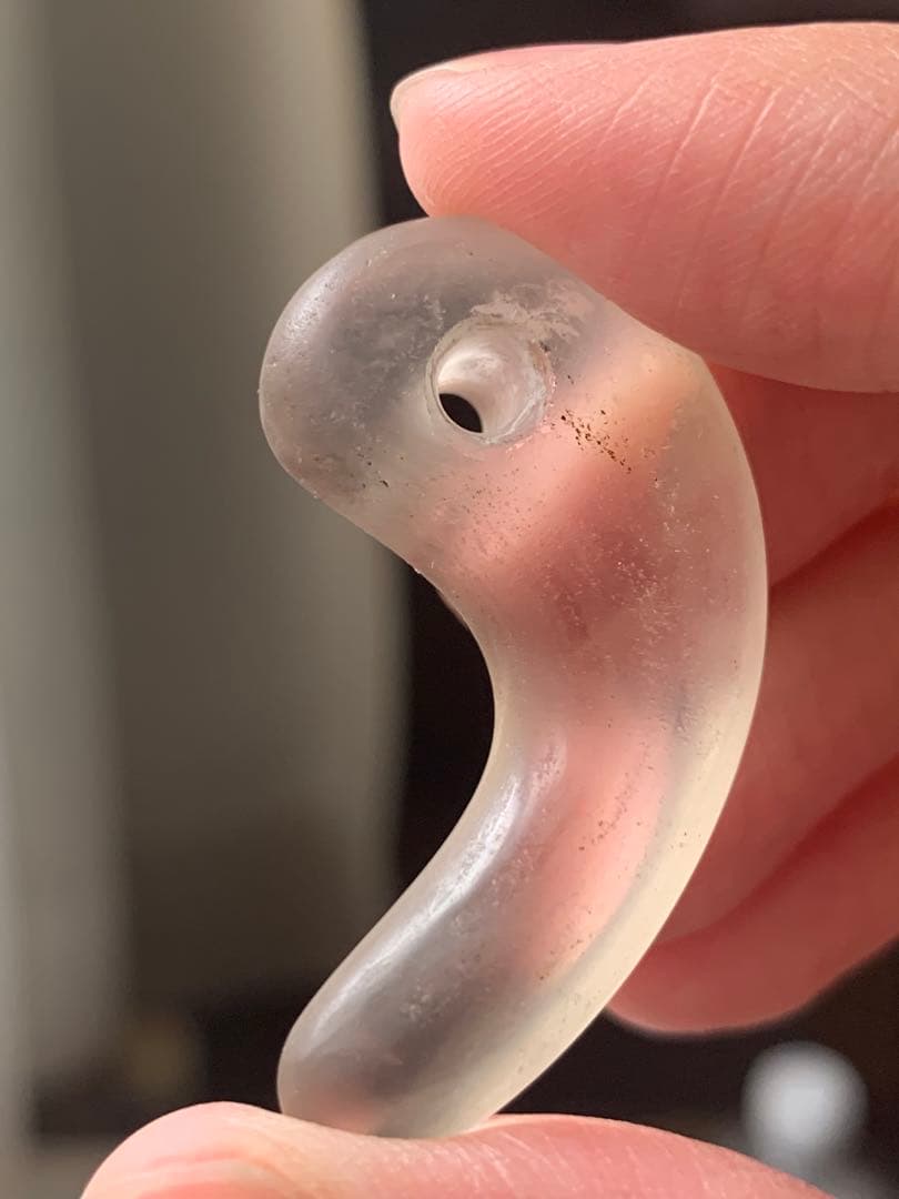 古墳期　出土　本水晶勾玉　水晶　縄文時代　弥生　石器　土器　翡翠勾玉　根付　勾玉