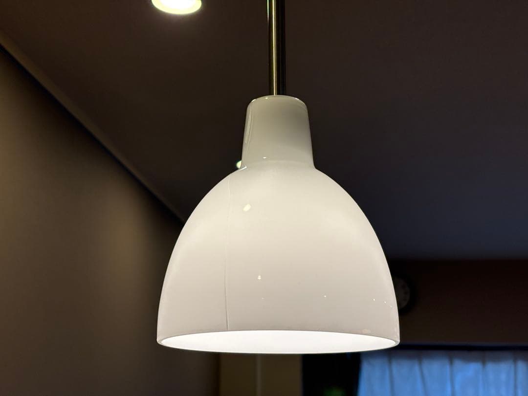 『ヒビあり』ルイスポールセン トルボー グラスペンダント