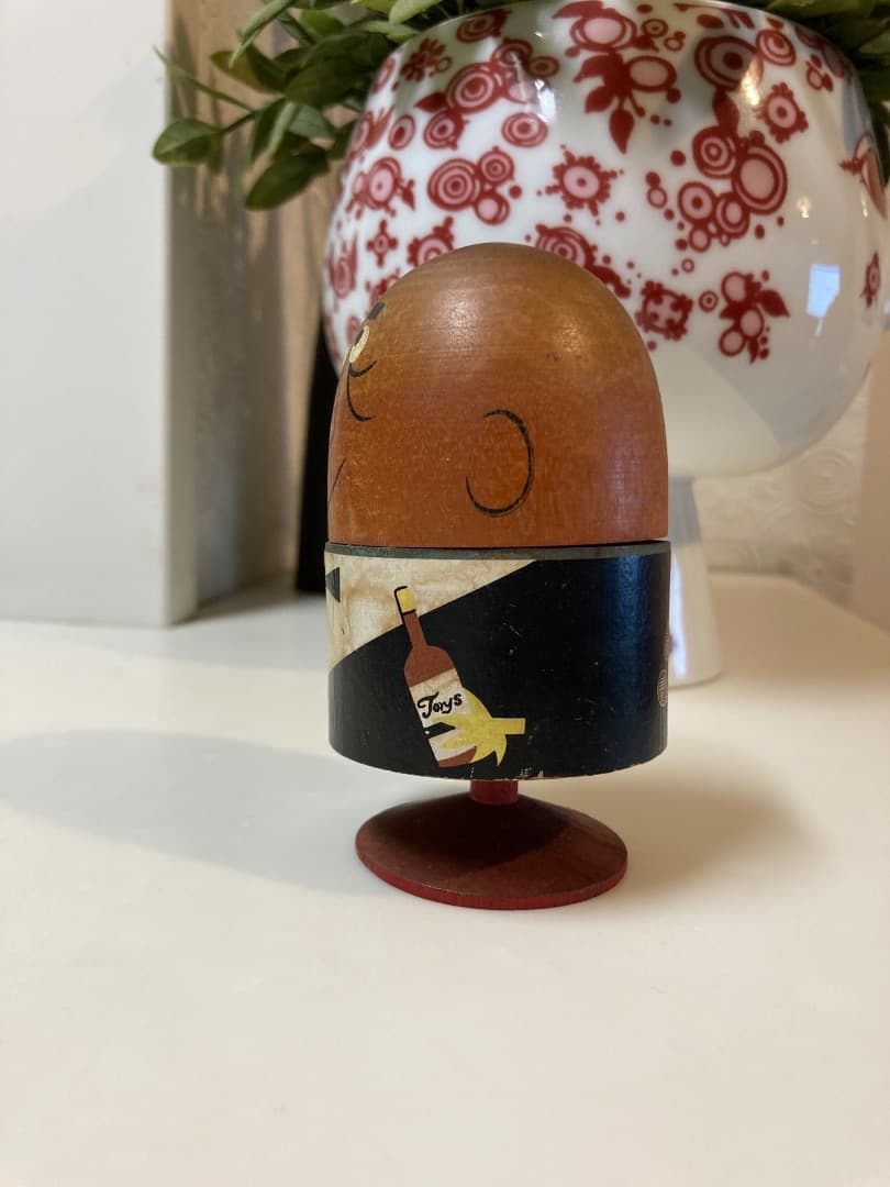 サントリー　アンクルトリス　木製 爪楊枝入れ　昭和レトロ