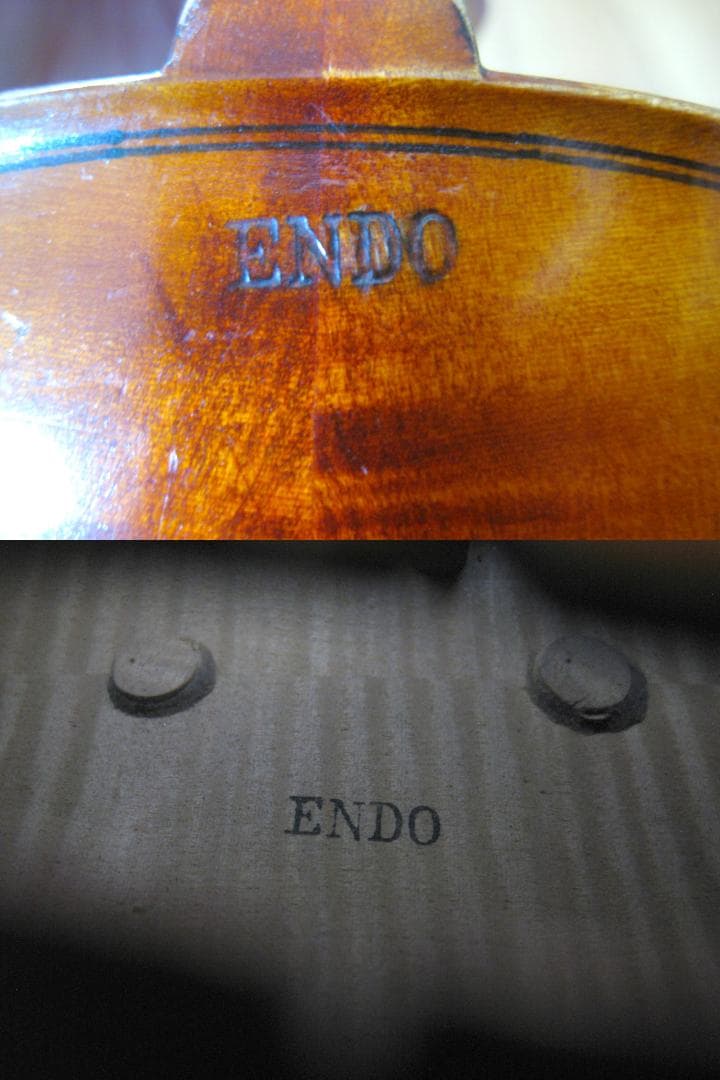 【日本製オールド最古】 遠藤周孝 ENDO ca.1900 バイオリン 4/4