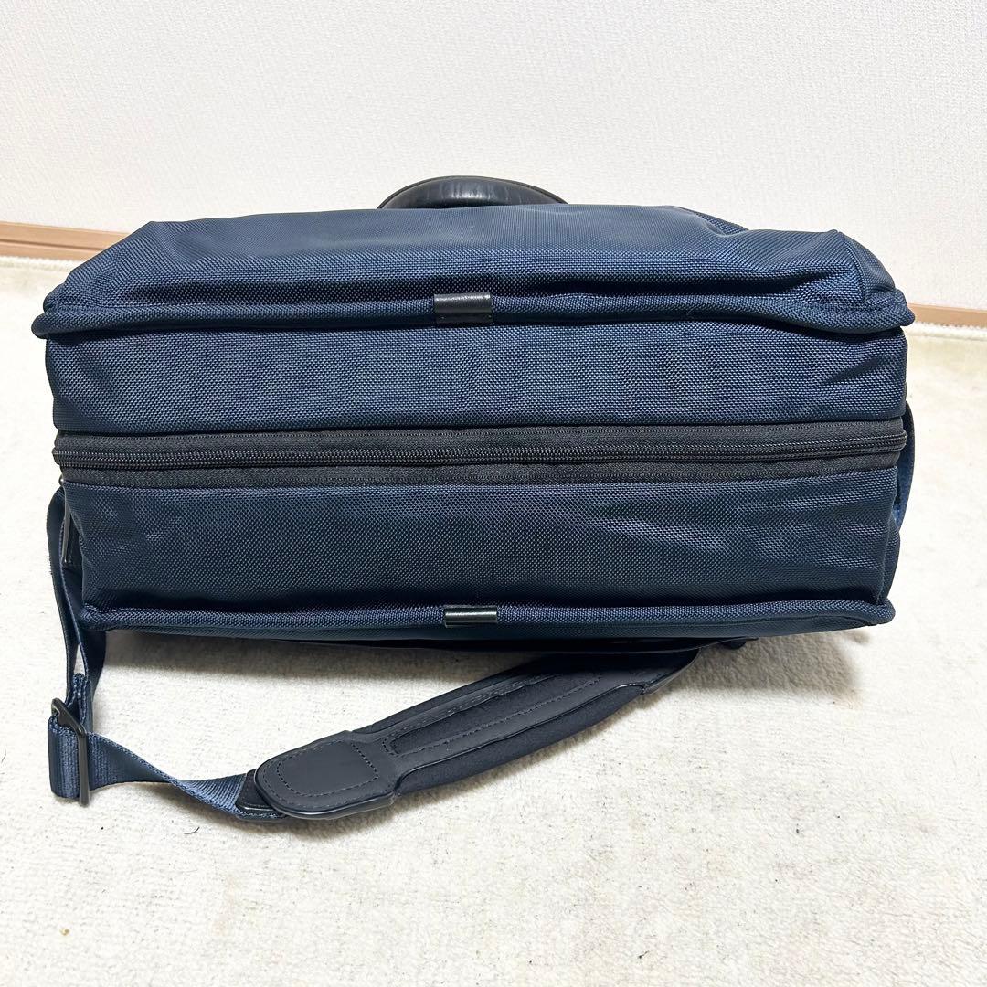 美品　TUMI × SHIPS ブリーフケース　ビジネスバッグ　ネイビー　コラボ