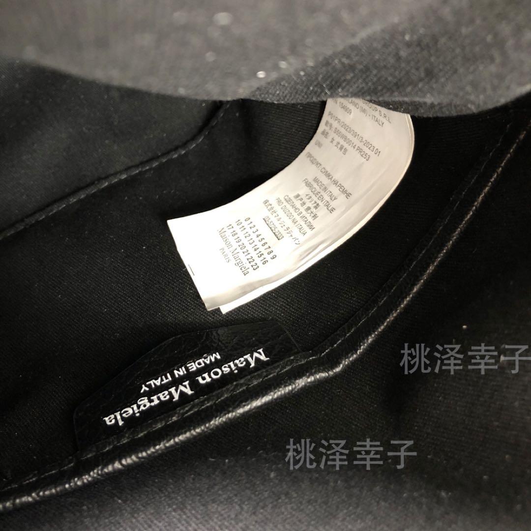 メゾンマルジェラ ショルダーバッグ バケットバッグ 黒