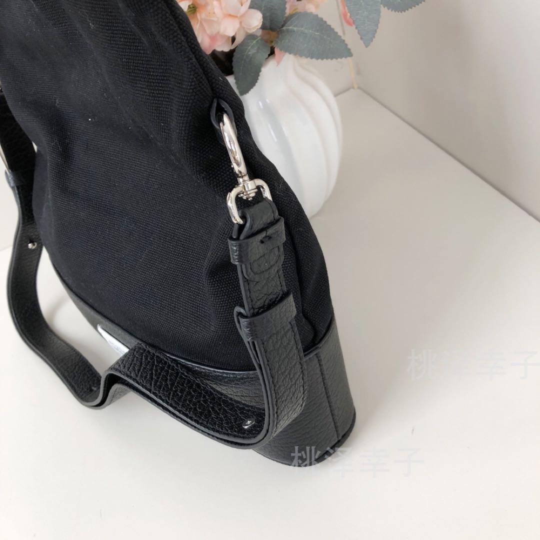 メゾンマルジェラ ショルダーバッグ バケットバッグ 黒