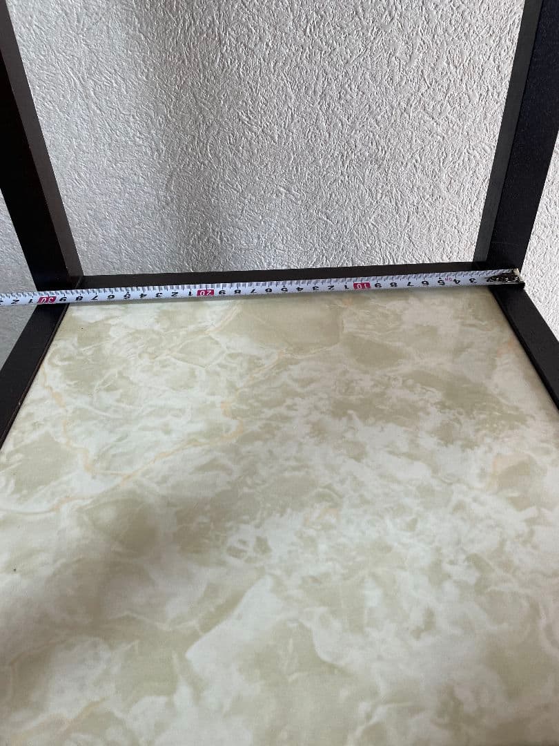 【アンティーク】カリモク 木製 電話台 FAX台 収納棚 昭和レトロ 古家具