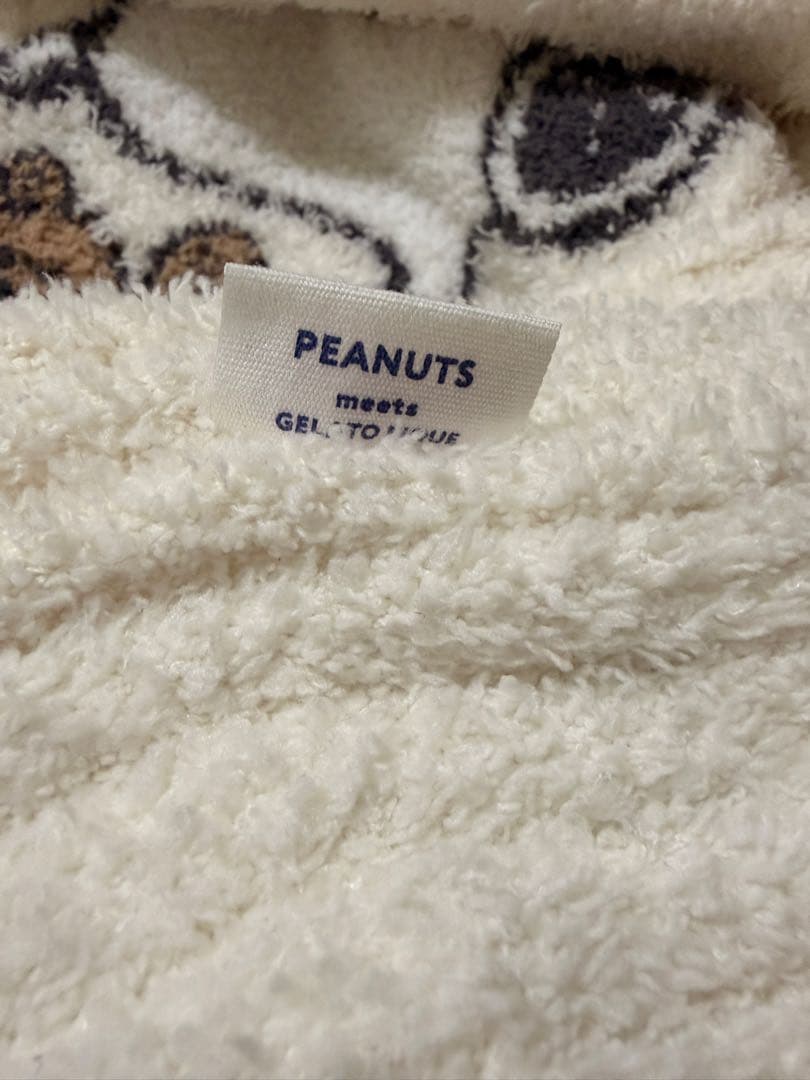 【未使用(試着のみ)】ジェラピケ SNOOPY×BEARカーディガン