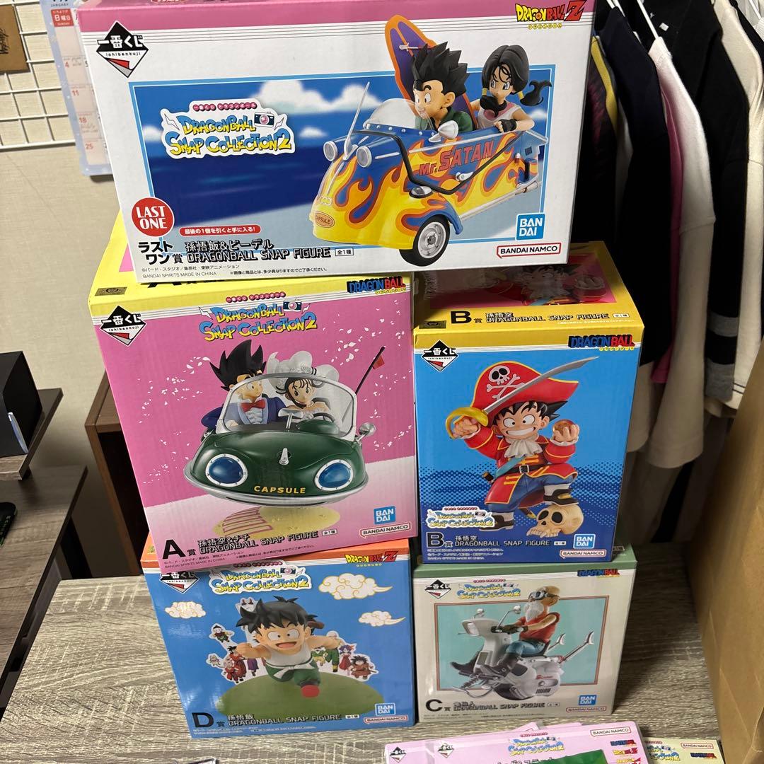 ドラゴンボール一番くじスナップコレクション フィギュアコンプセット