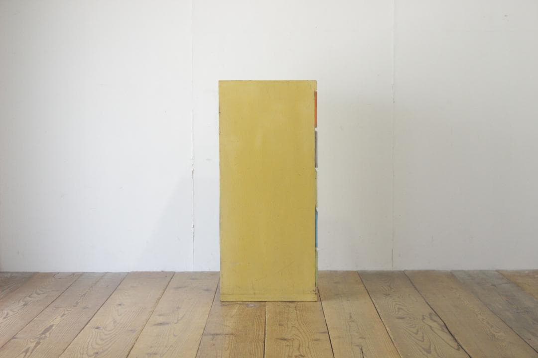 レトロ ベビーチェスト 箪笥 タンス 衣料 収納 引き出し 抽斗 5杯 木製 A