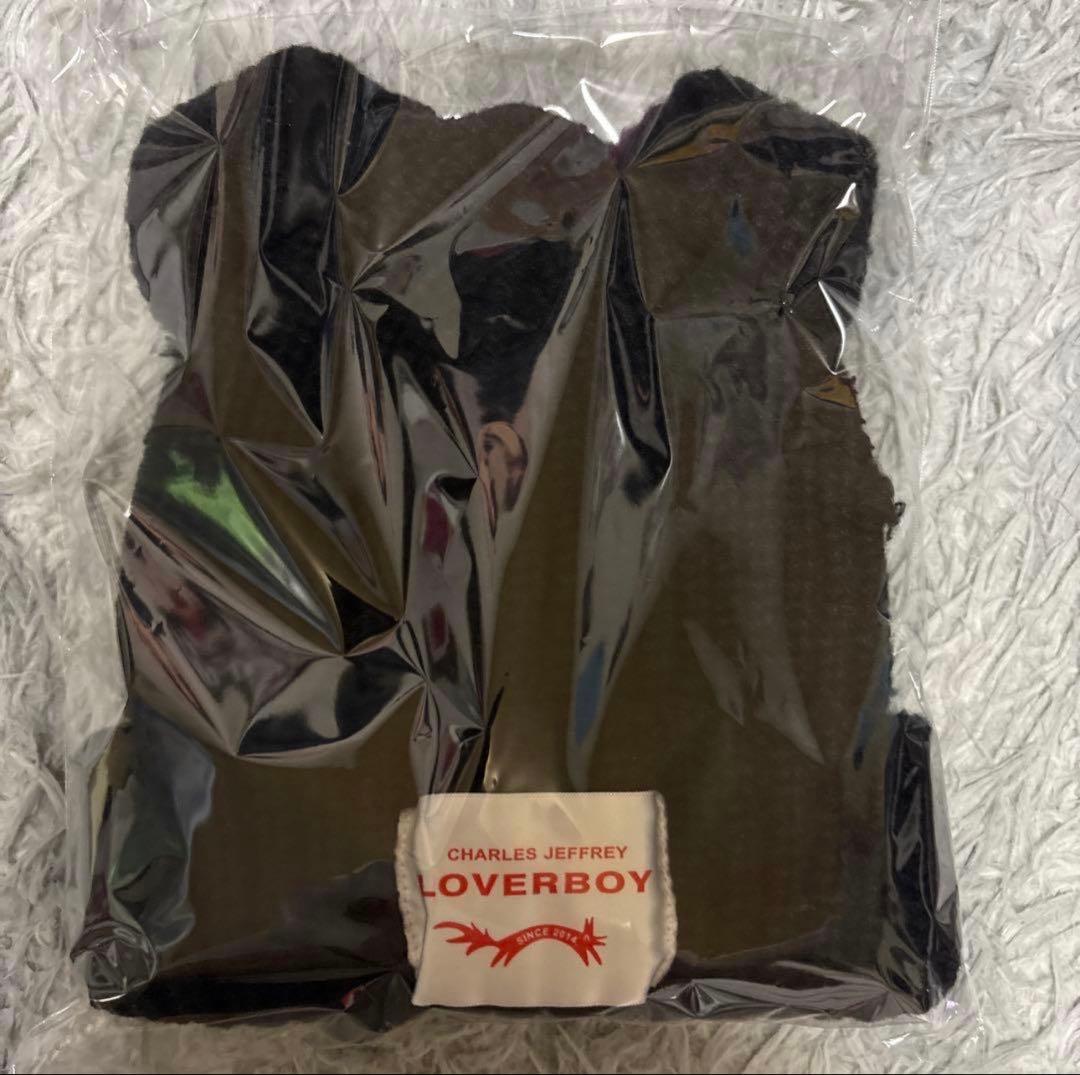 【新品】LOVERBOY ブラックニット帽 うさ耳