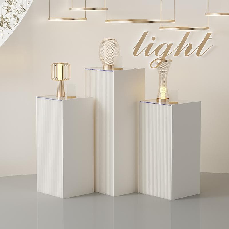 ディスプレイスタンド高さ78㎝長さ50㎝展示台 陳列台 組立不要 展示会イベント