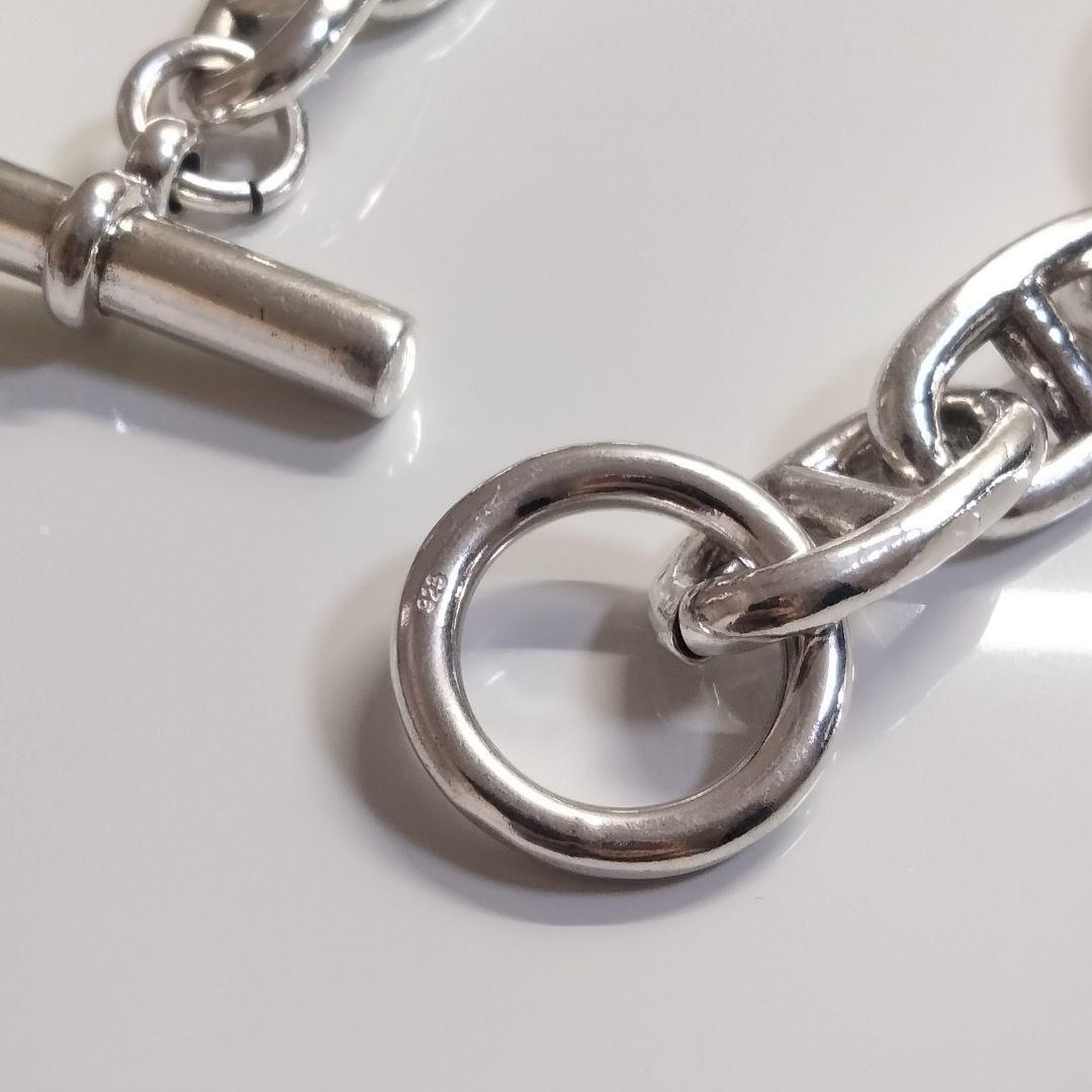 シェーヌダンクル ブレスレット アンカー チェーン メンズ シルバー 925 銀