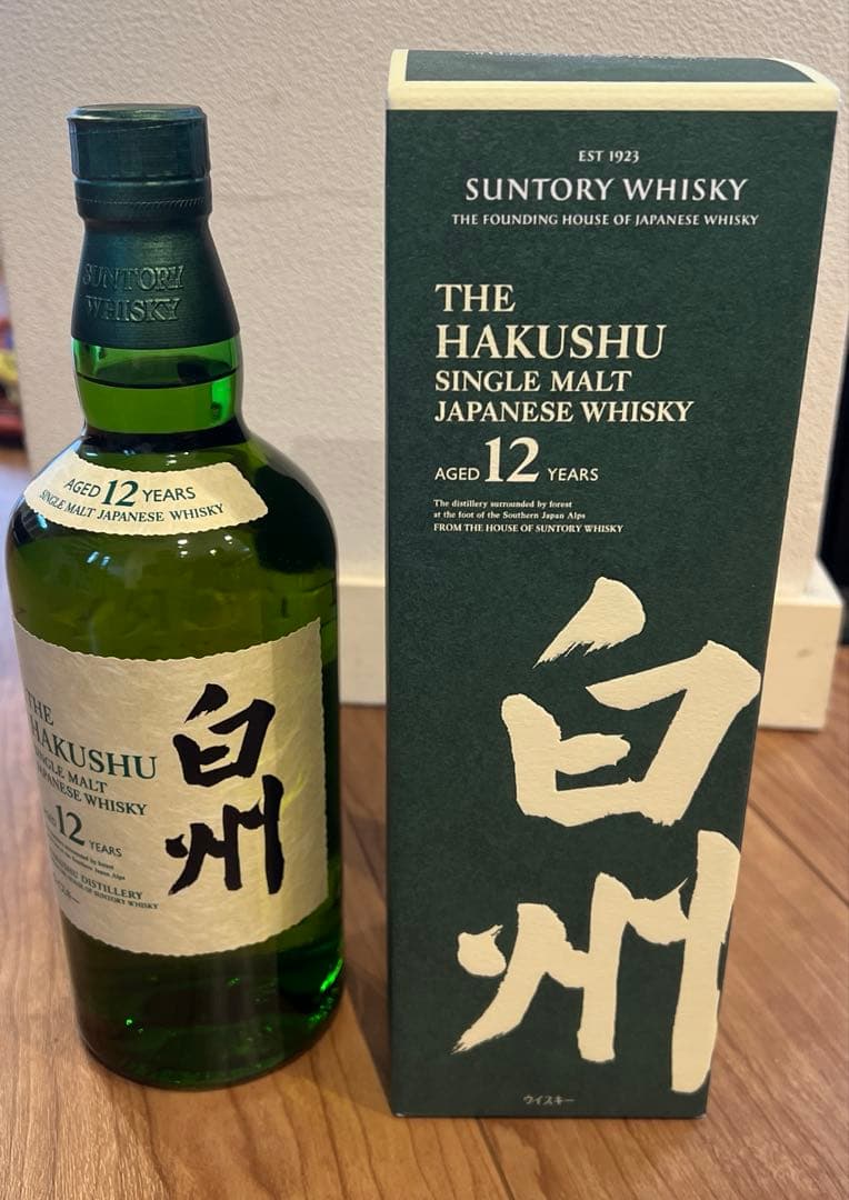 【新品・未開封・箱付き】サントリーウイスキー白州12年 700ml