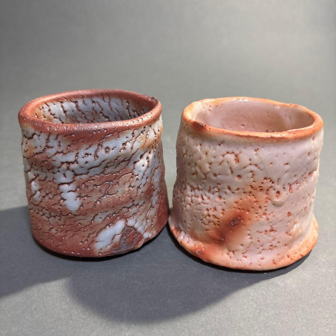 志野焼　湯呑　２客