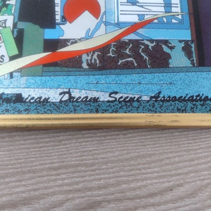 鈴木英人 オールドアメリカ風景・ パブミラー ポップアート昭和レトロ未使用・希少