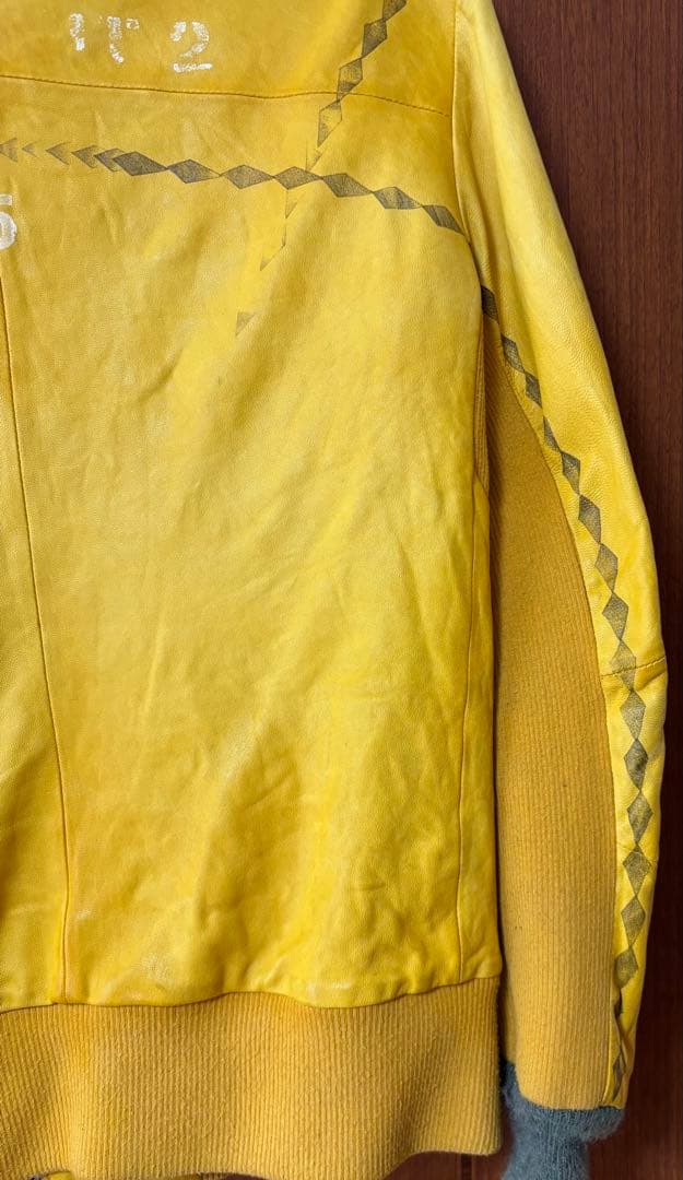 センブル SEMBL 革ジャン スタッズ付き シングルライダース ジャケット