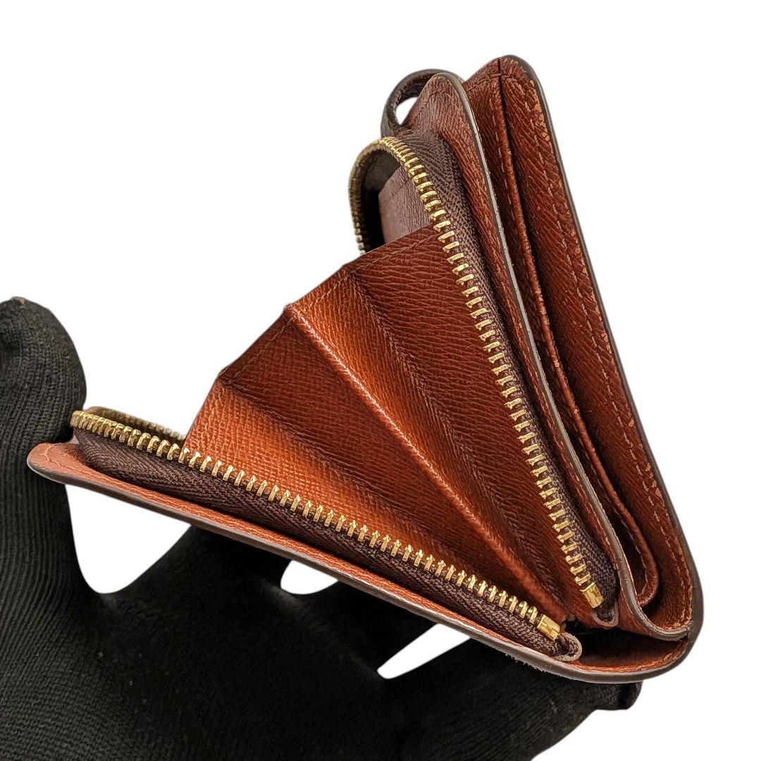 美品 ルイヴィトン モノグラム コンパクトジップ 956