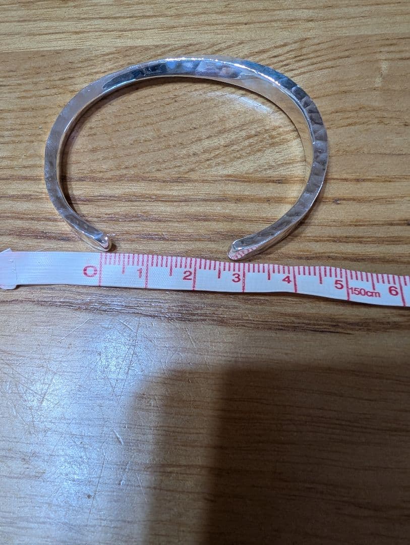 市松　silver スパイラルバングル　Belluria ベルーリア