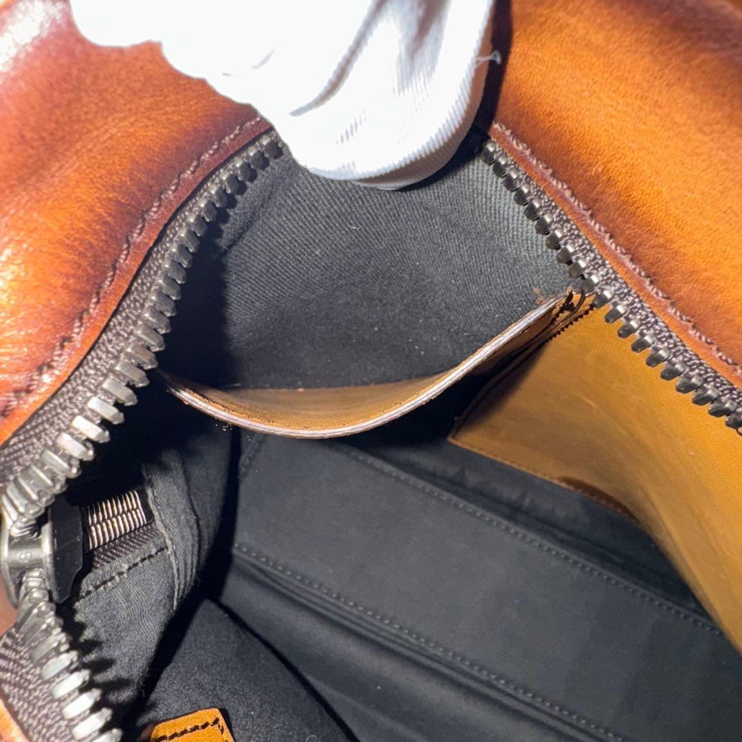 ベルルッティ(berluti)ブラウンレザー ビジネスバッグ