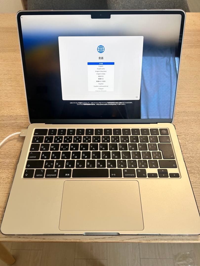 MacBook Air 13インチ　2022年 256GB