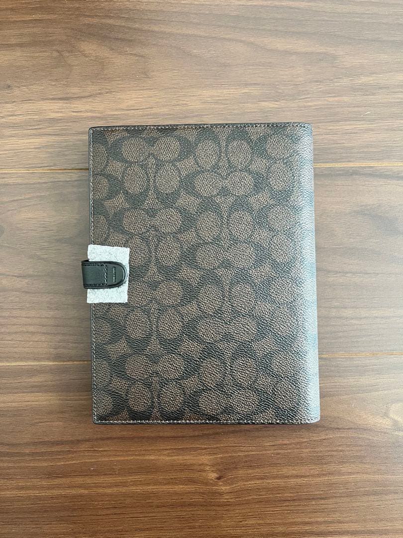 【新品未使用】COACH ノート カバー ブラウン
