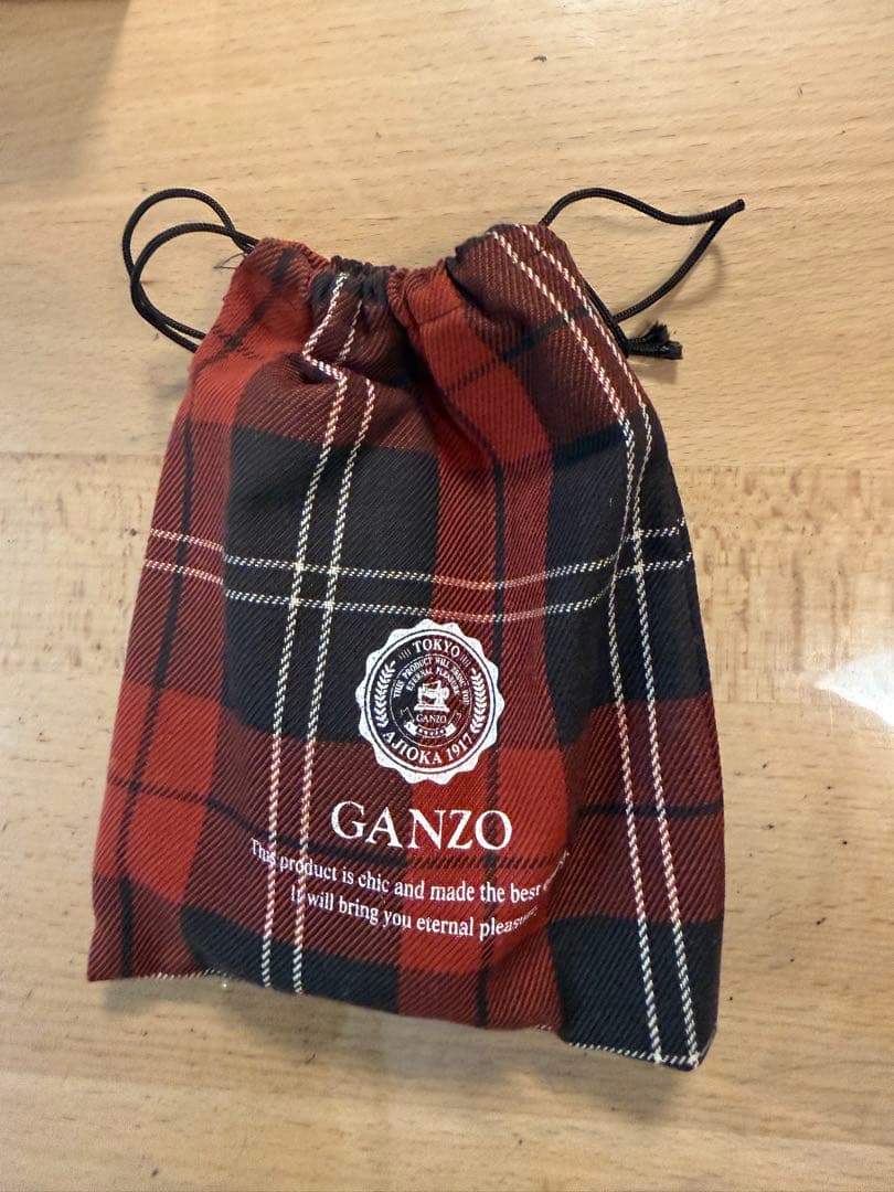 GANZO チェック柄キーケース