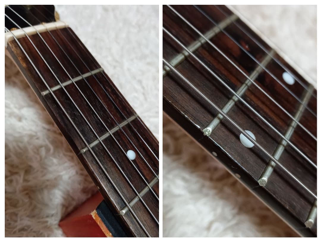 初心者 ビギナー エレキギター ストラトキャスター 杢目 木目 ゴールドパーツ