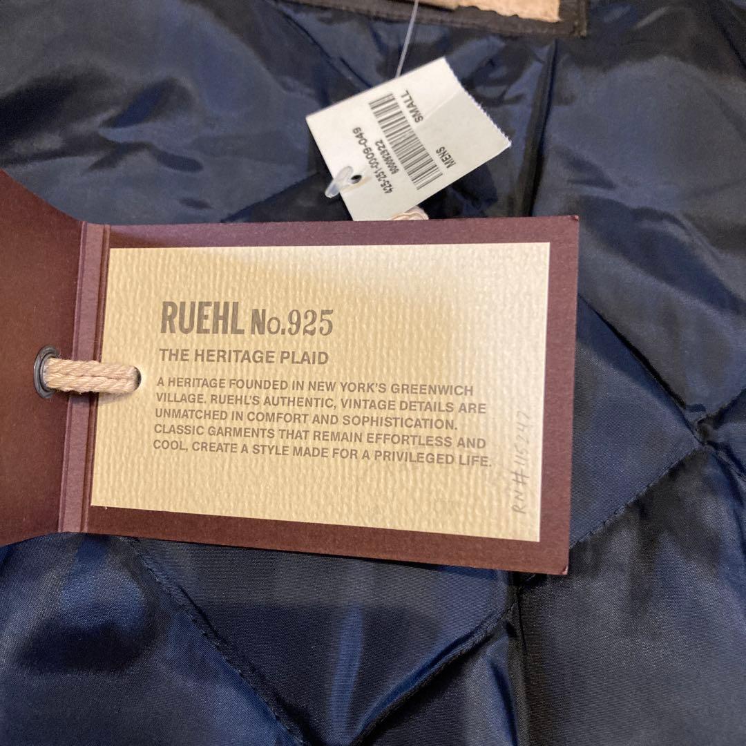 d*7様 激レアRUEHL No.925 ルール　中綿入りビンテージ　ネルジャケ