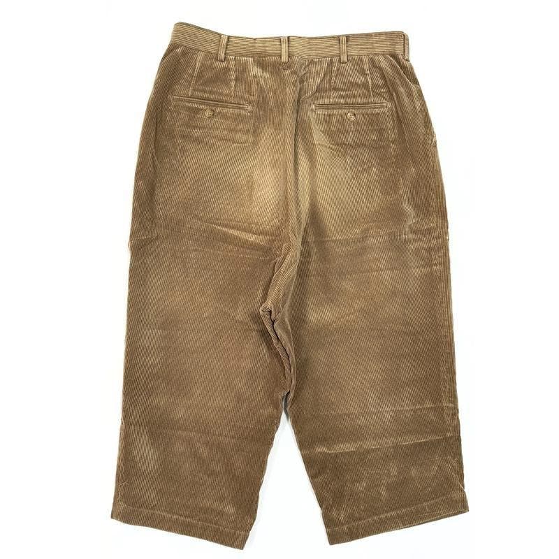 18AW コムデギャルソンオム 2タックワイドテーパードコーデュロイパンツ L