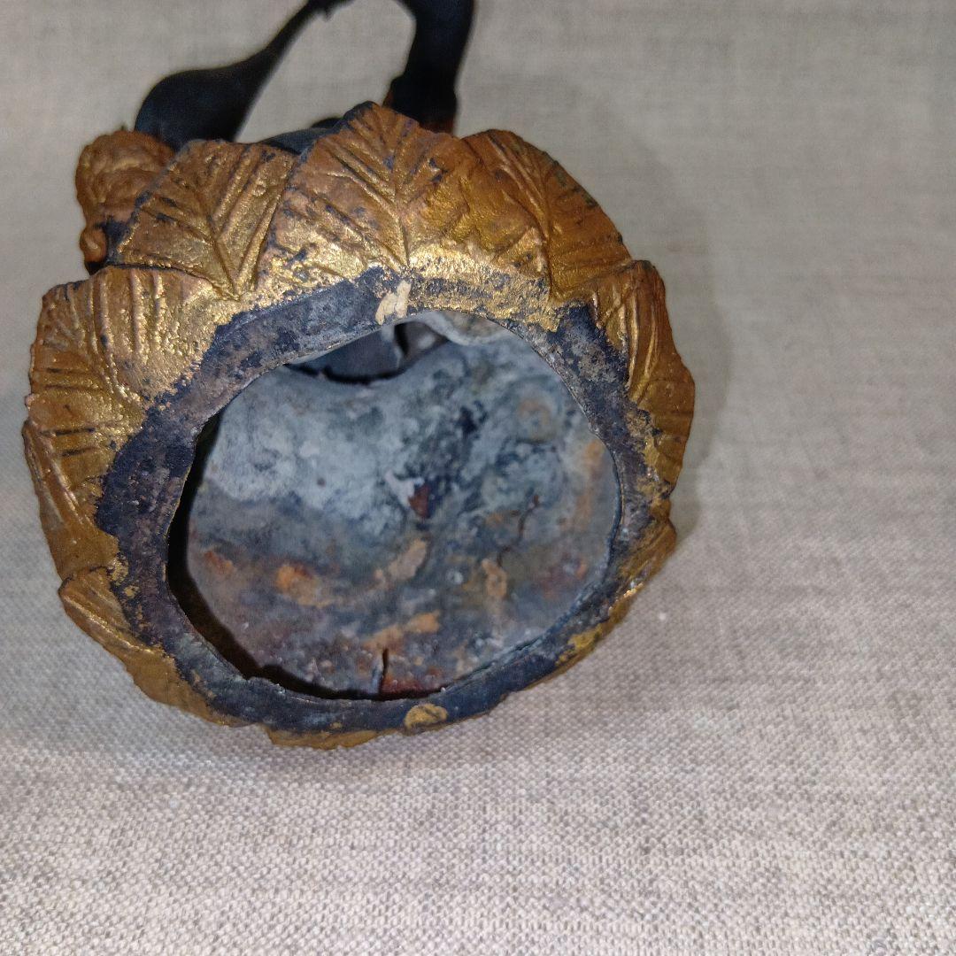 即発送タイ 天部(てんぶ）仏像 ブロンズ アジア伝統女性像 彫刻 約20cm