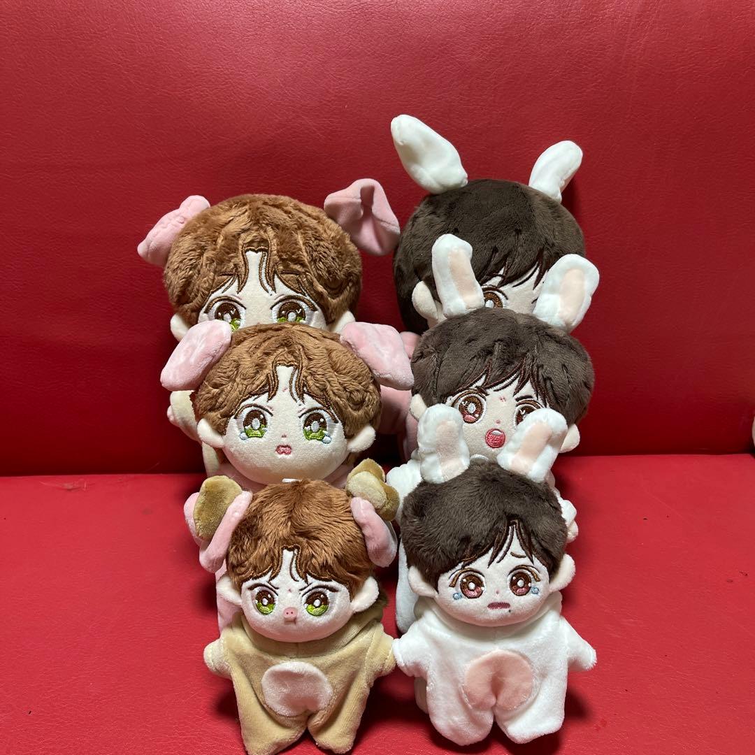 博君一肖 王一博肖战 ぬいぐるみ啵比赞比 木鬼