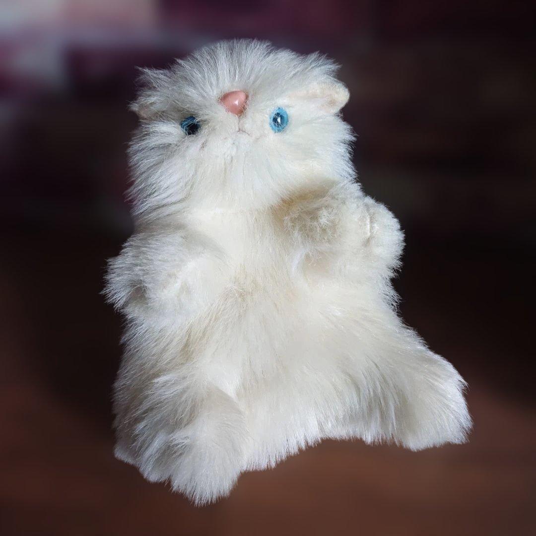 昭和レトロ　ペルシャ猫　ハンドパペット　レア
