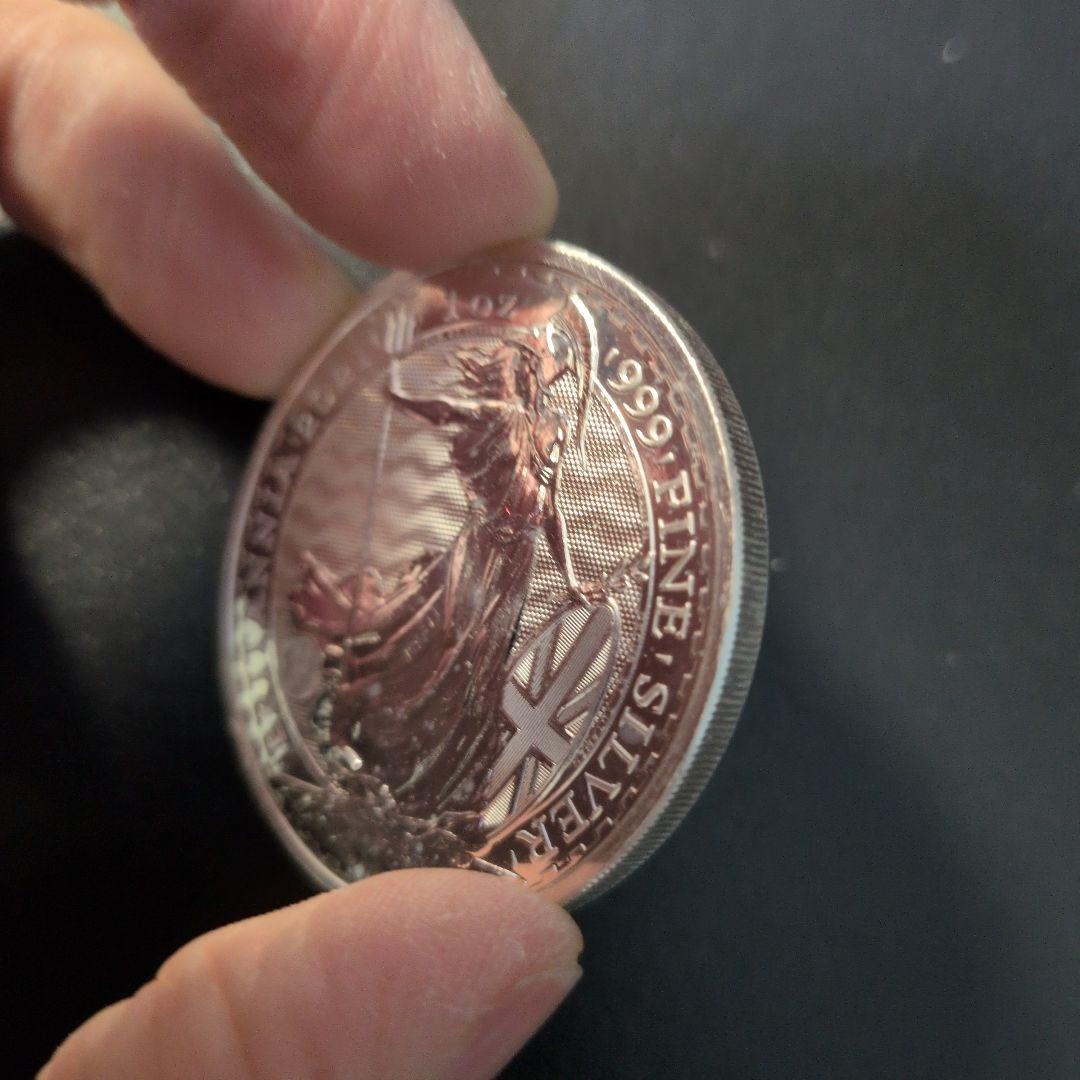 m*u様 2021年 イギリス・ブリタニア銀貨1オンス