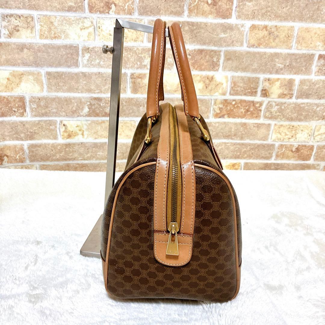 CELINE ハンドバッグ マカダム ボストン ヴィンテージ セリーヌ