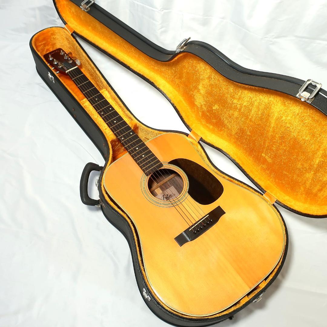 ARIA W200 アコースティックギター ハードケース付き 鍵付属 アリア