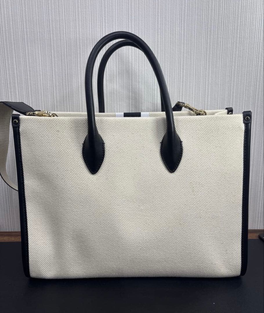 MICHAEL KORS トートバッグ ホワイト/ブラック 2WAY