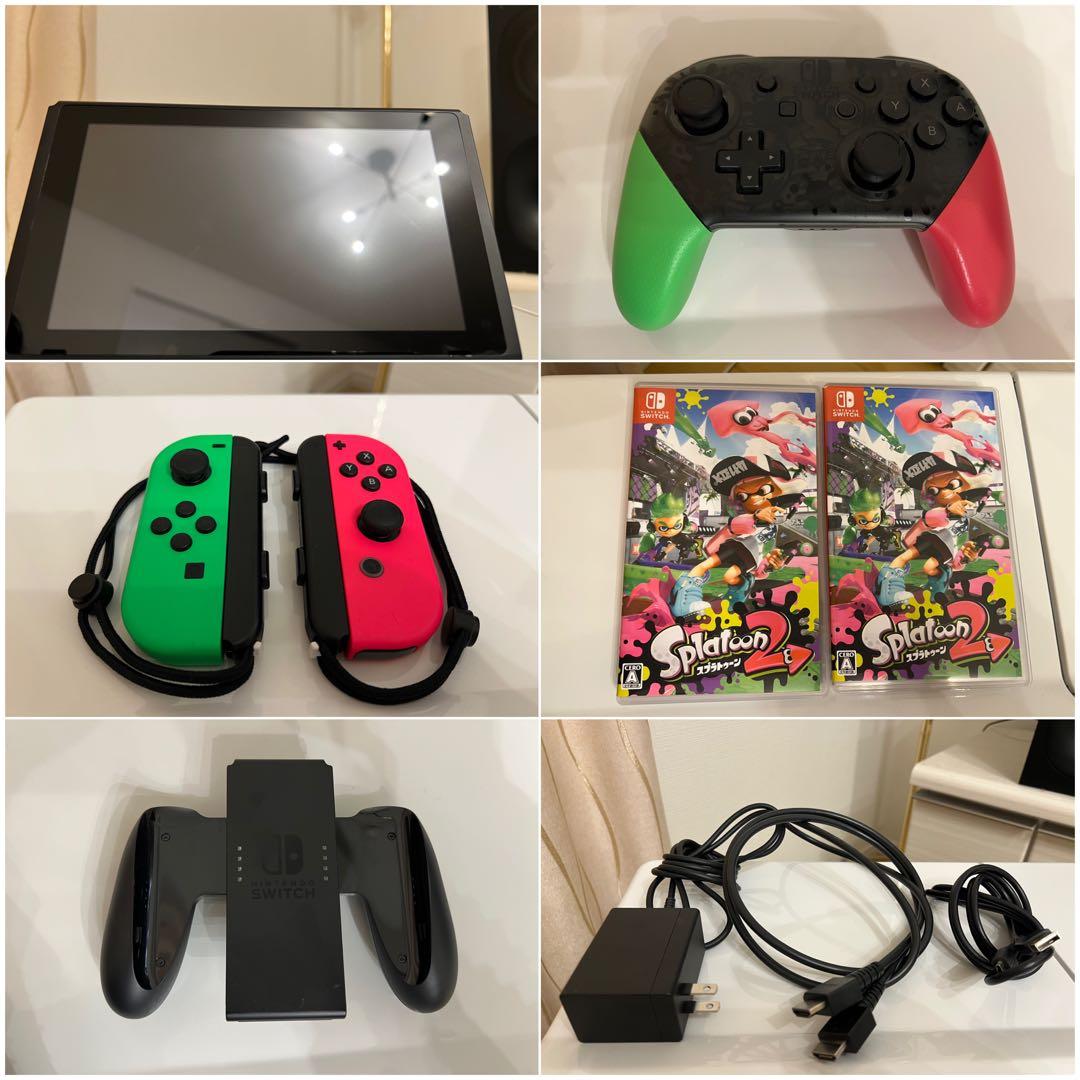 Nintendo Switch 本体 プロコン スプラトゥーン2付き おまけ