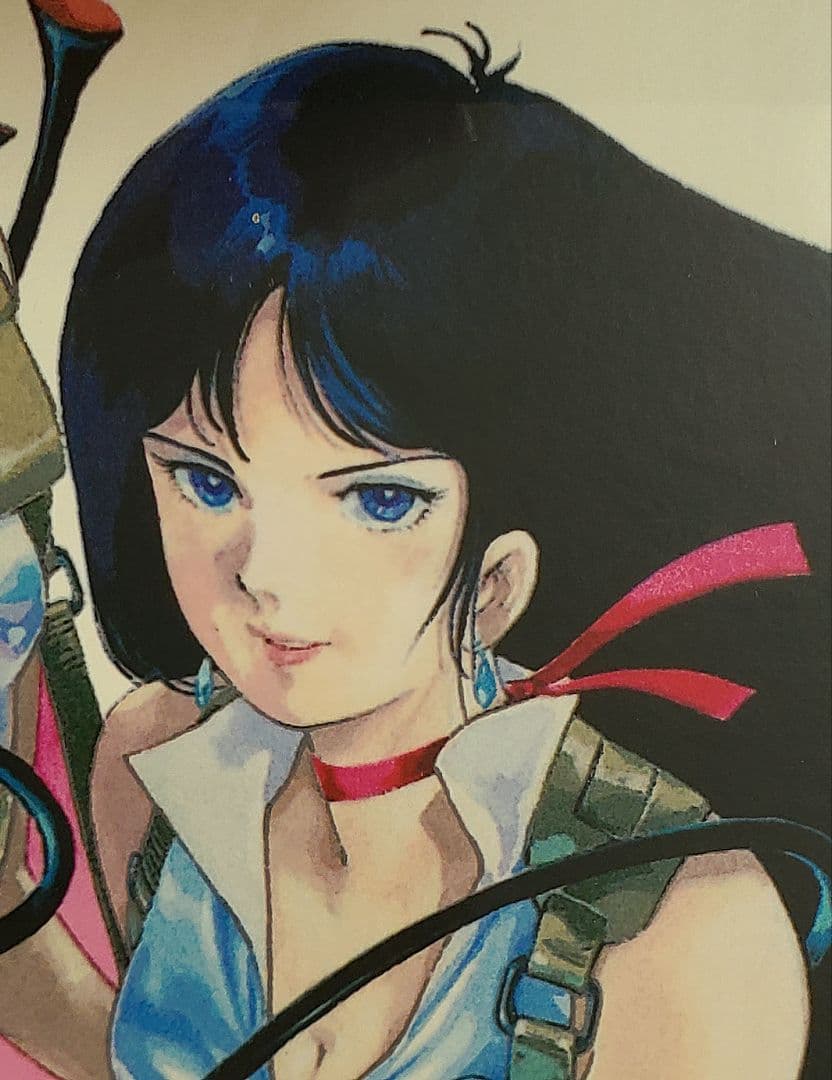 【アートコレクションハウス】安彦良和直筆サイン入り版画『ダーティペア☆WWWA』