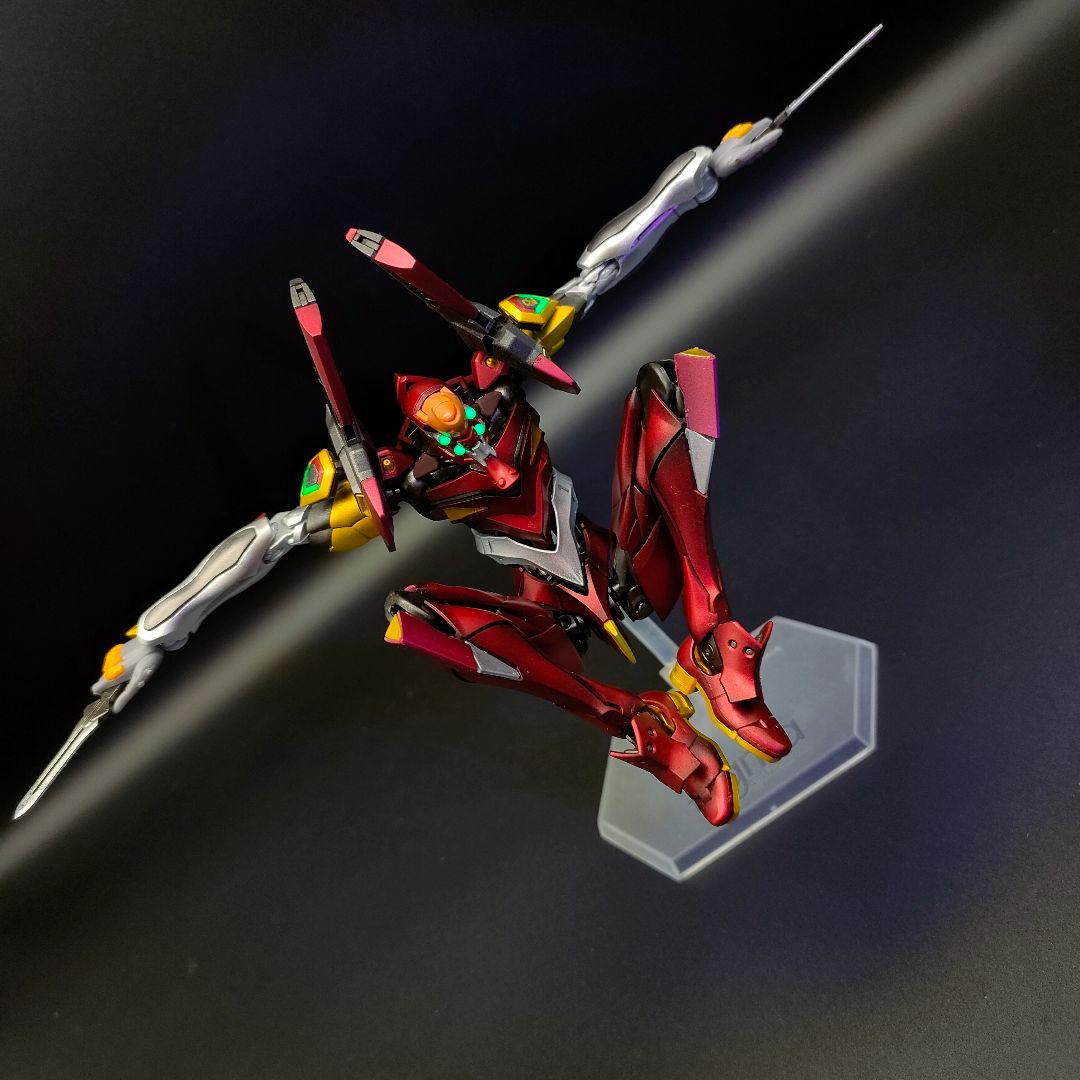 エヴァンゲリオン　弐号機 RG　ESVシールド装備　アスカ　【全塗装完成】